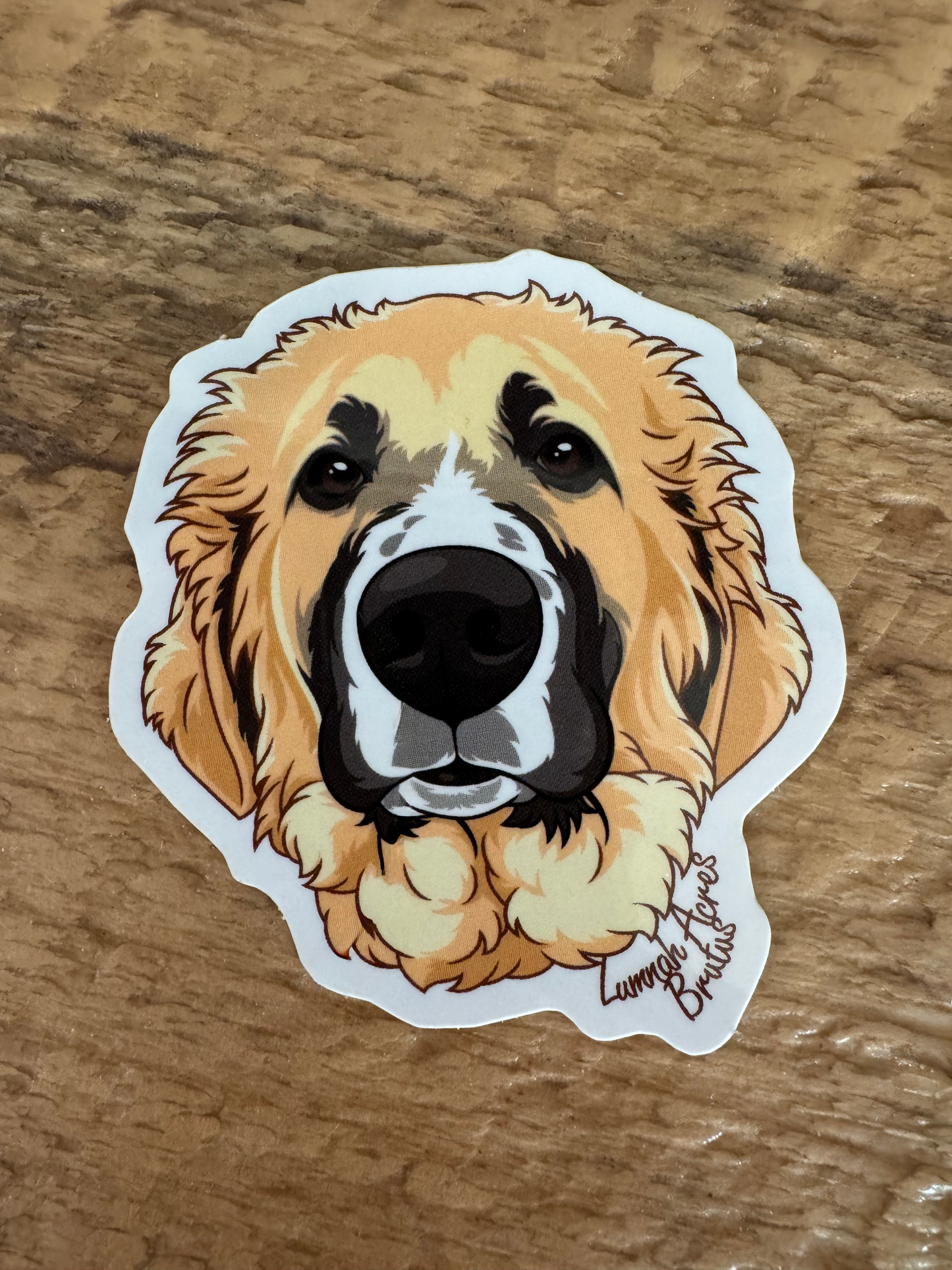 Lumnah Acres Brutus Sticker